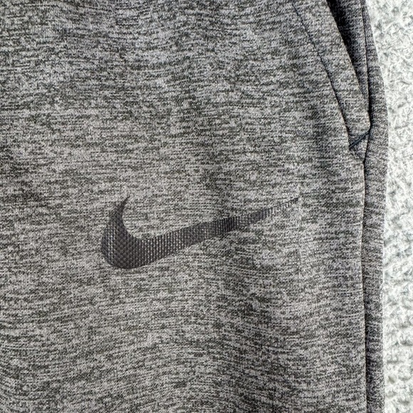 Nike Dri-FIT Pants Mens Large Gray Training Joggers Sweatpants Tapered Fleece - Picture 4 of 16